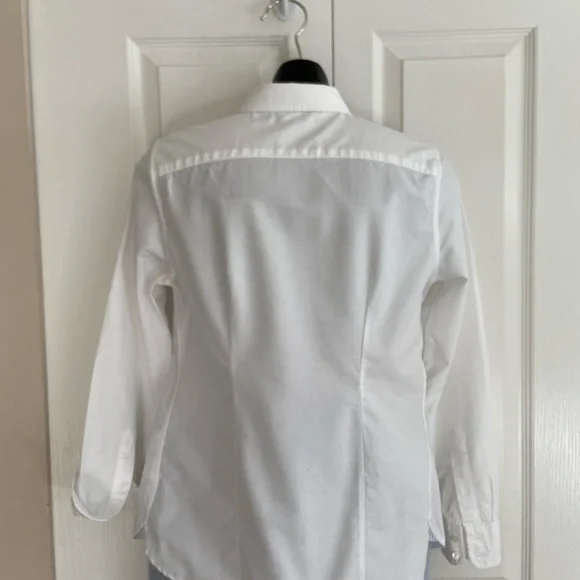 Lands End classic cotton white shirt - Picture 8 of 9